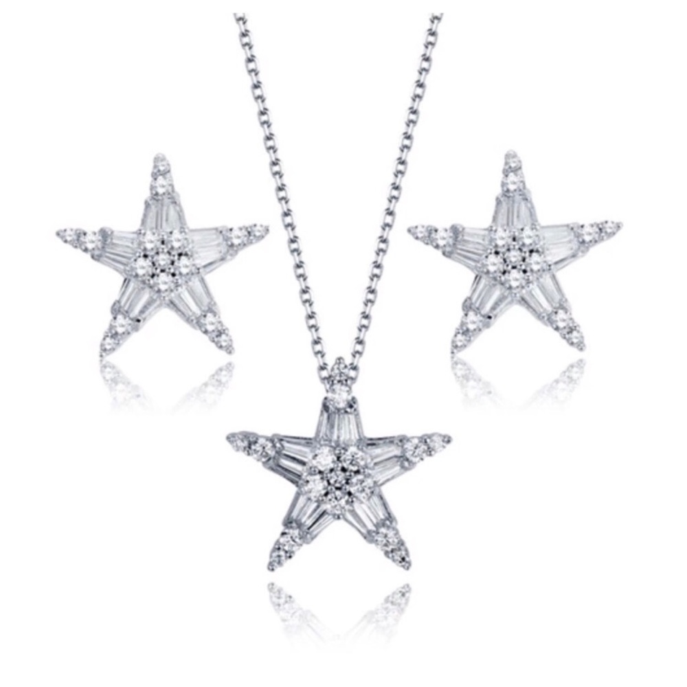 Starleen Swarovski Crystals Star Necklace - Picture 6 of 6